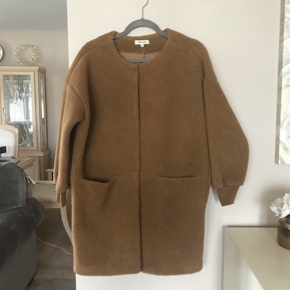 Madewell Jackets & Blazers - Madewell Bonded Sherpa Cocoon Coat